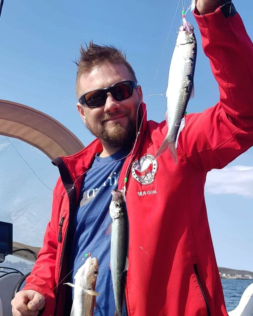 Niedzielne wędkowanie i grilowanie.