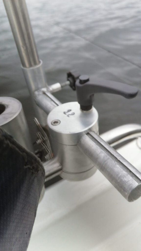 Wędkarska Sztyca.Nowe mocowanie do przetwornika.