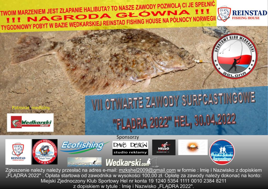 Tym razem organizujemy zawody surfcastingowe w Polsce. Wracamy po dwu letniej przerwie.