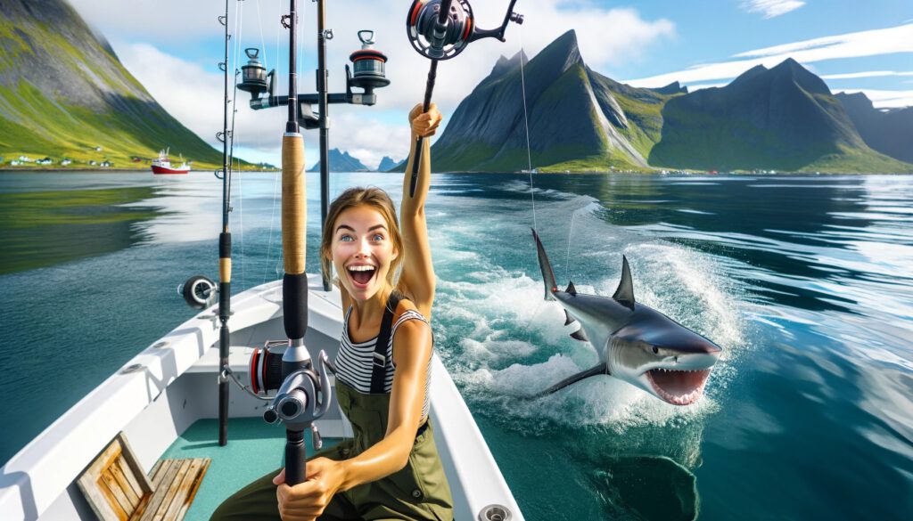 Pierwszy rekin Psotki.